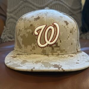 Washington Nationals Official Hat 7 & 3/4 Fitted